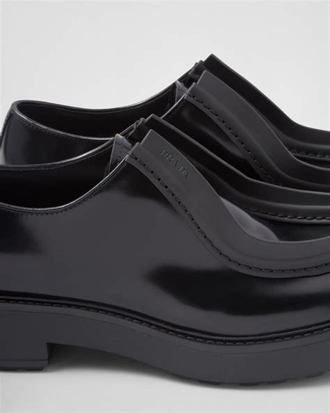 Prada lace up shoes women